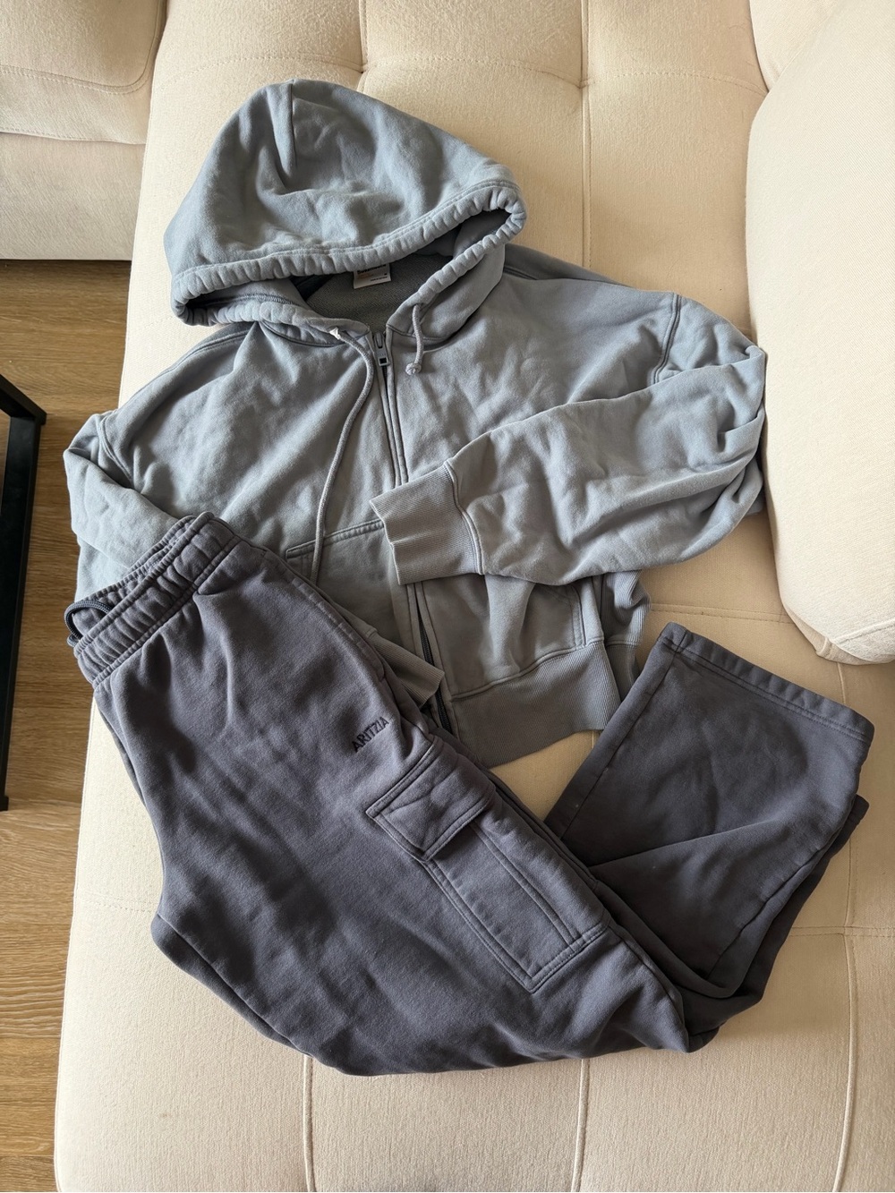 TNA ARITZIA cargo pants and Sweater